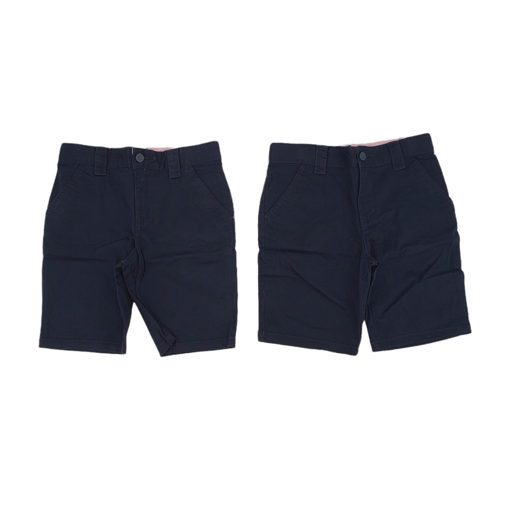 NWT Cat & Jack Girls School Uniform Shorts Size 6 Two Pack Fighter Pilot Blue